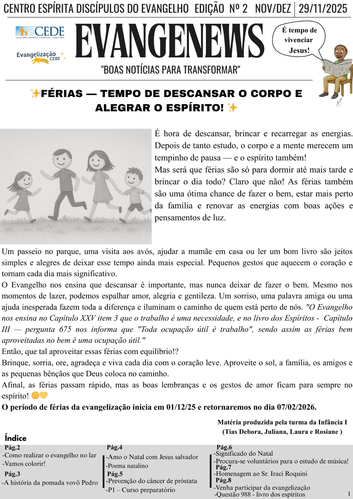 2a Edição Evangenews - Nov/Dez-2025