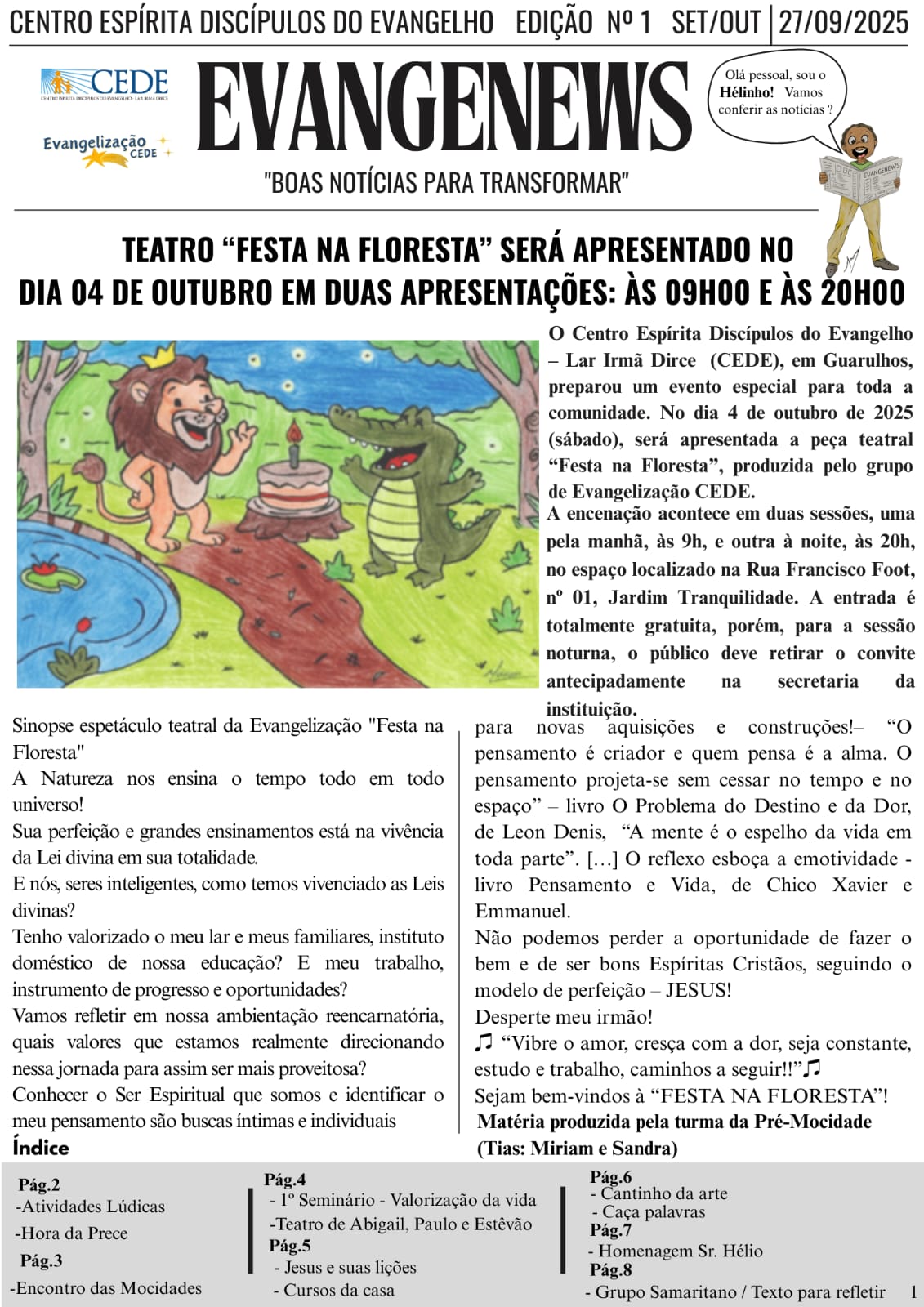 1a Edição Evangenews - Set/Out-2025
