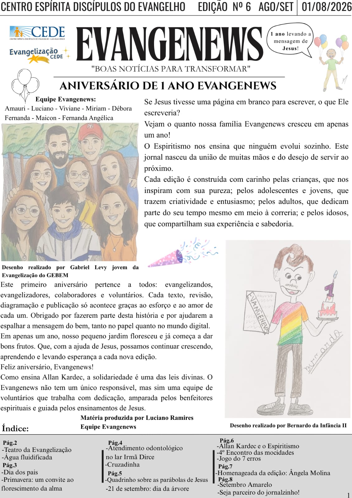 6a Edição Evangenews - Ago/Set-2026