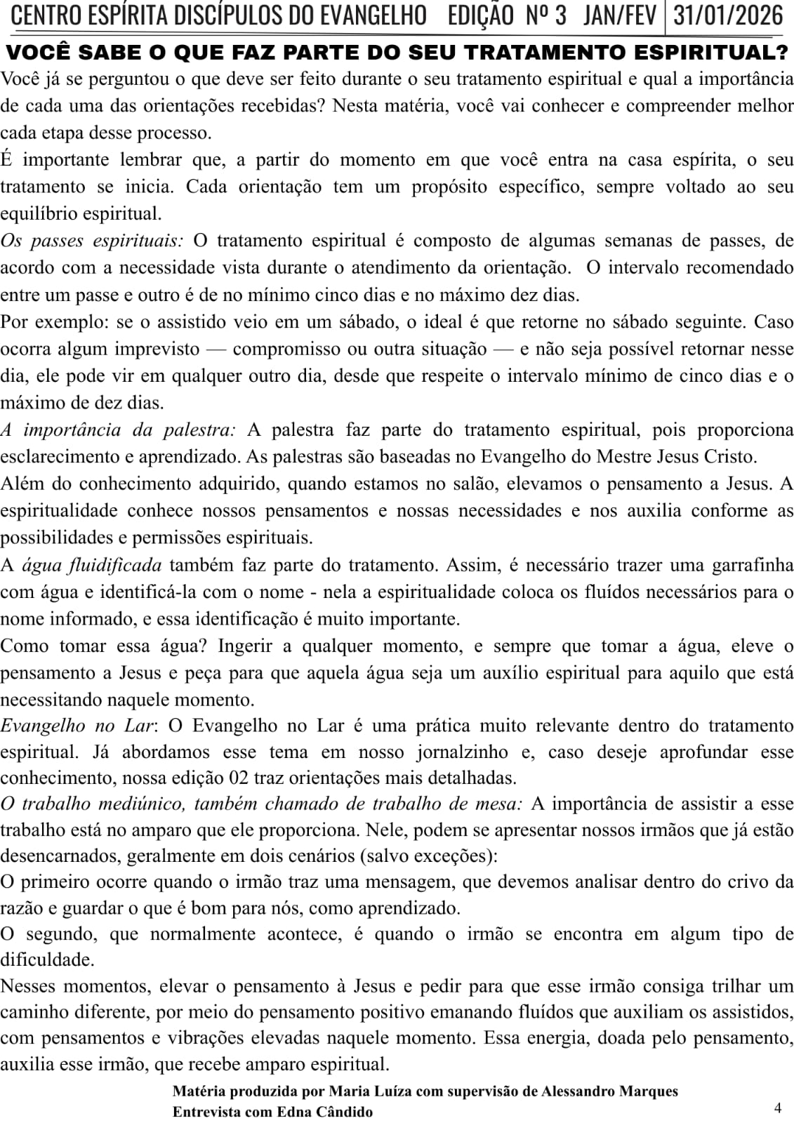 Tratamento espiritual